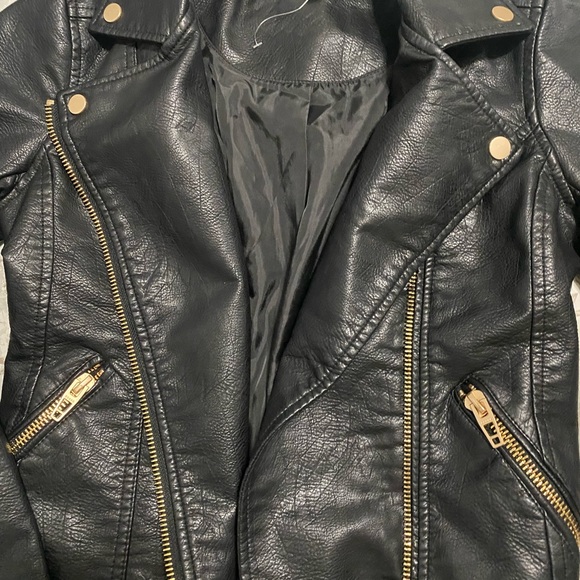 Faux Leather Jacket - Picture 1 of 3